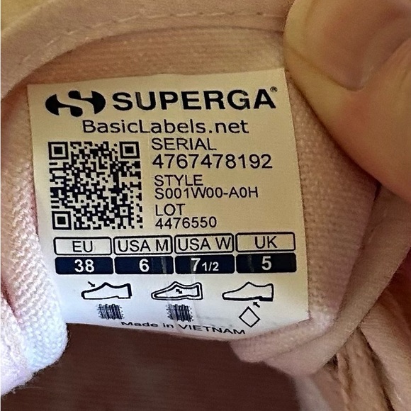 NWT Superga Pink TieDye Sneakers - Picture 9 of 11